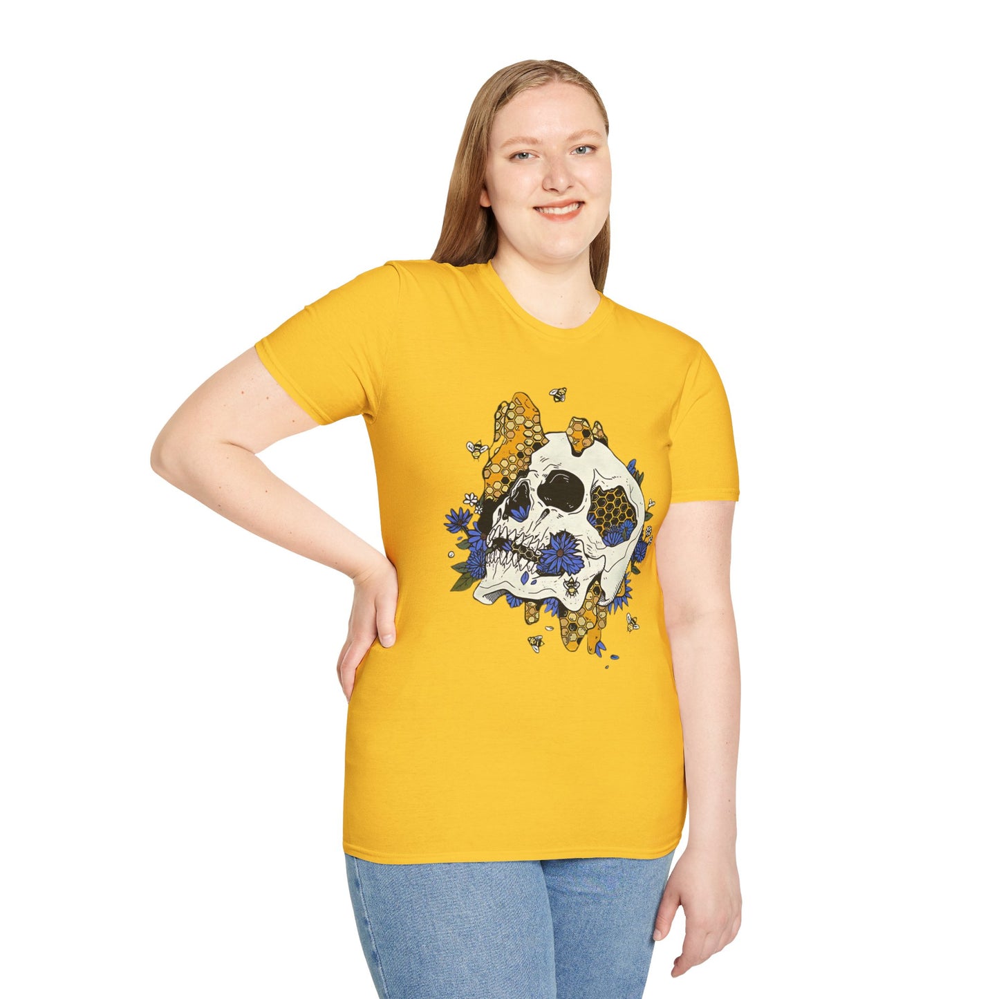 Skull Tee Shirt, Skeleton Shirt, Shirt with Skull, Shirt with Skeleton