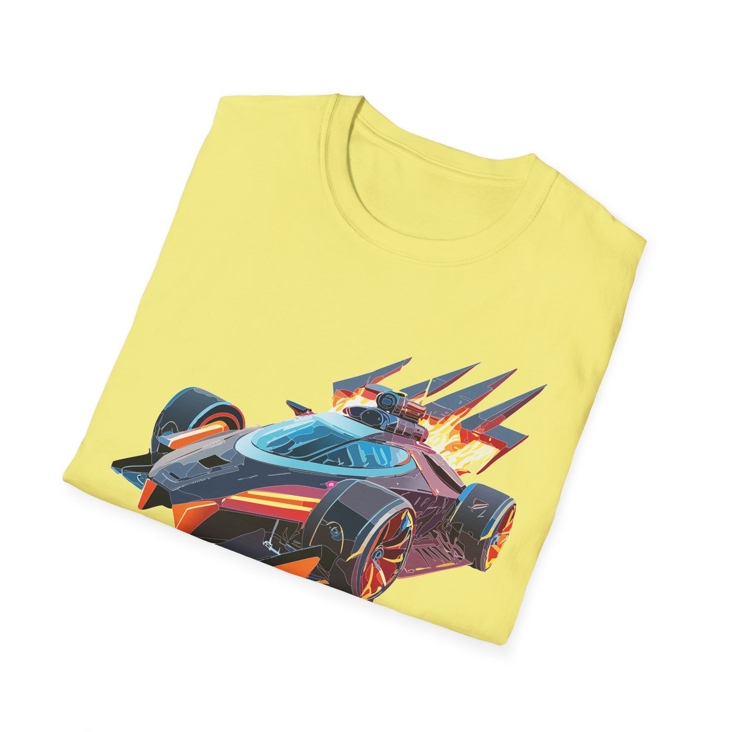 Car T Shirt Unisex Softstyle Cotton Tee With Cars Graphic Hot Wheels Design For Men Women