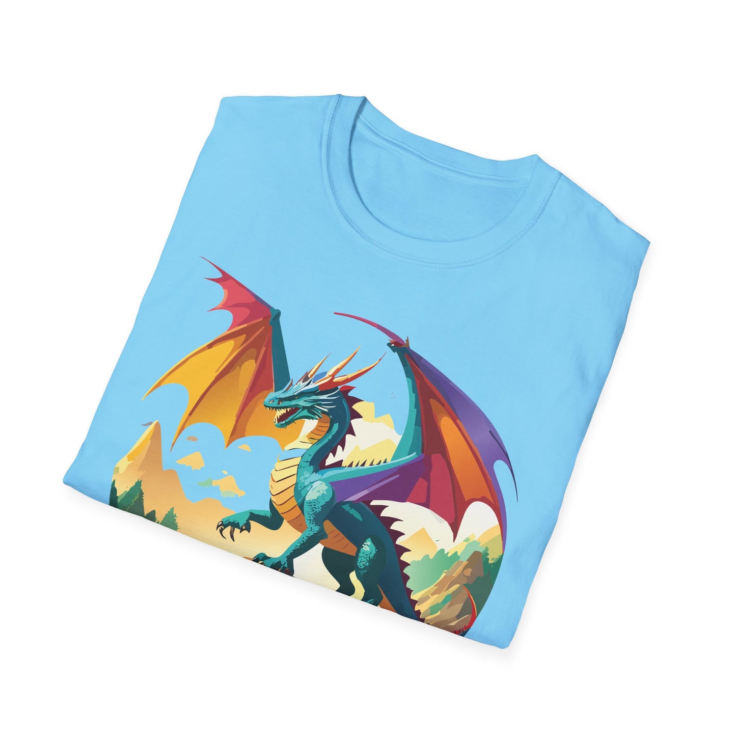 Dragon T Shirt, Dragon Shirt, Shirt with Animals, Animal Shirt