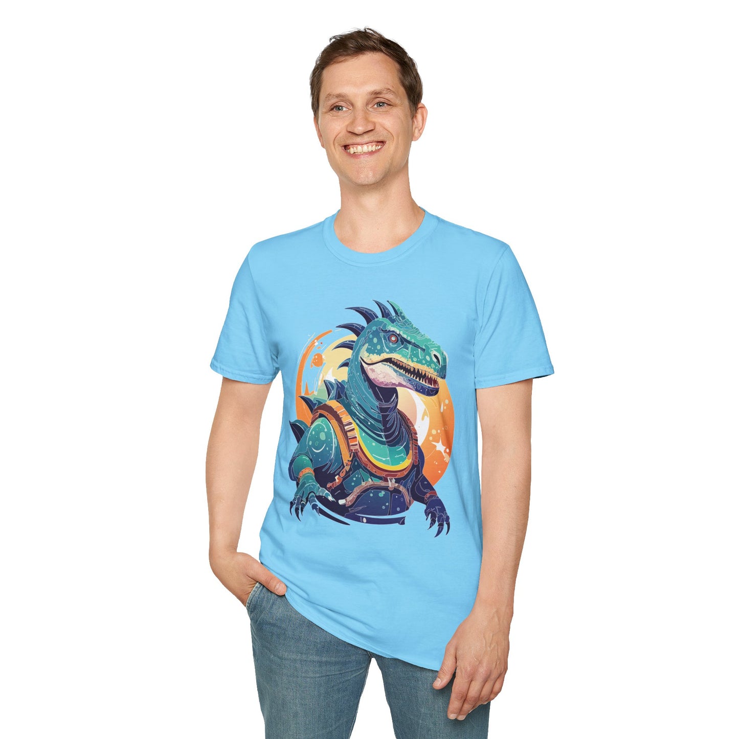 Alien T Shirt Cosmos Design Unisex Softstyle 64000 Graphic Artwork Tee With Aliens