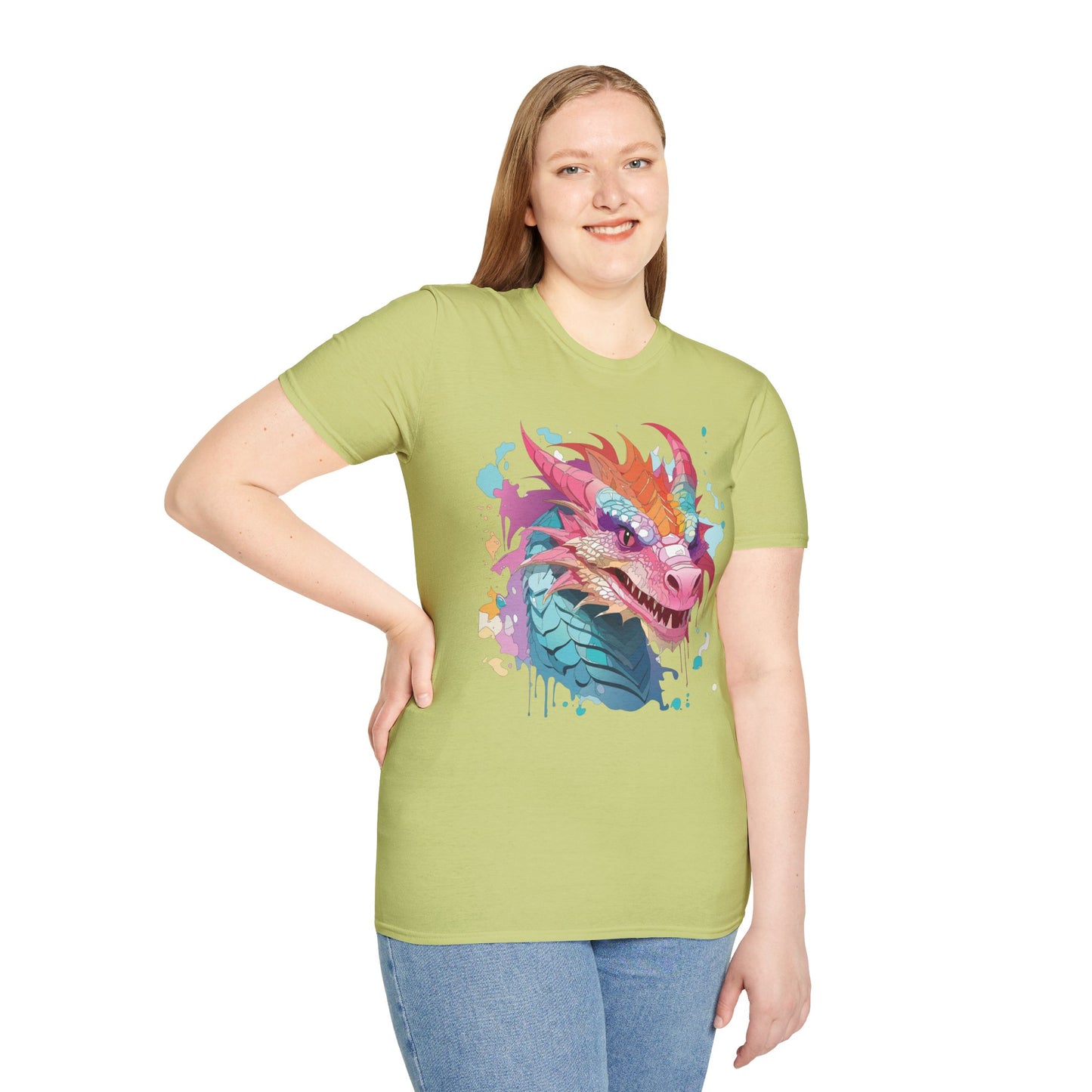 Dragon T Shirt, Dragon Shirt, Shirt with Animals, Animal Shirt