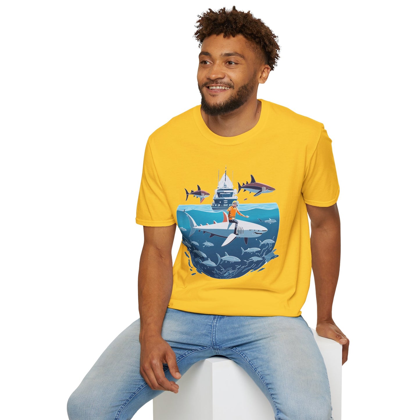 Ocean Tee Shirt, Ocean Shirt, Shirt with Ocean, U boat Tees, Shirt with U-Boat