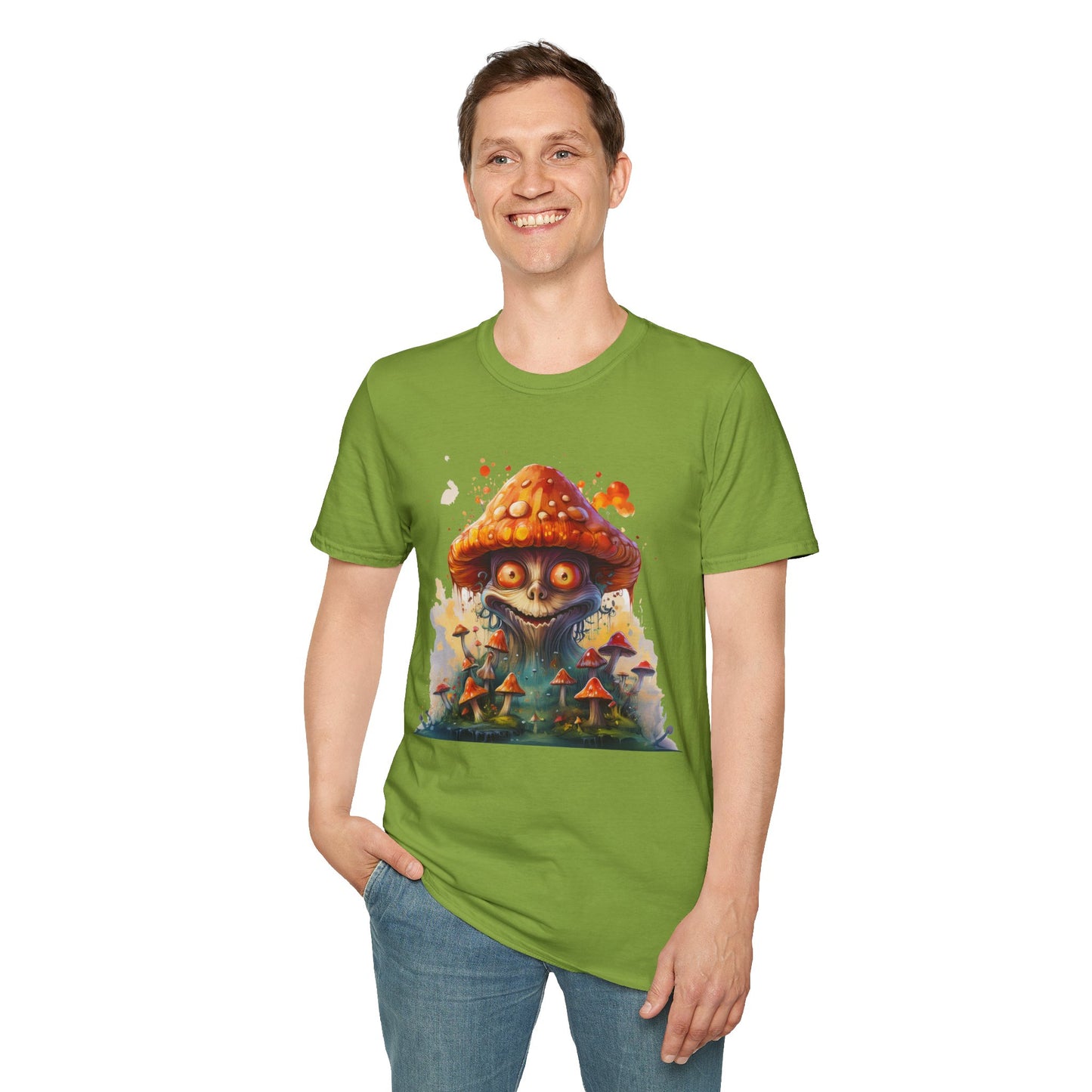 Mashroom Tee Shirt, Mashroom Shirt, Shirt with Funny Mashroom, Shirt with Fungus