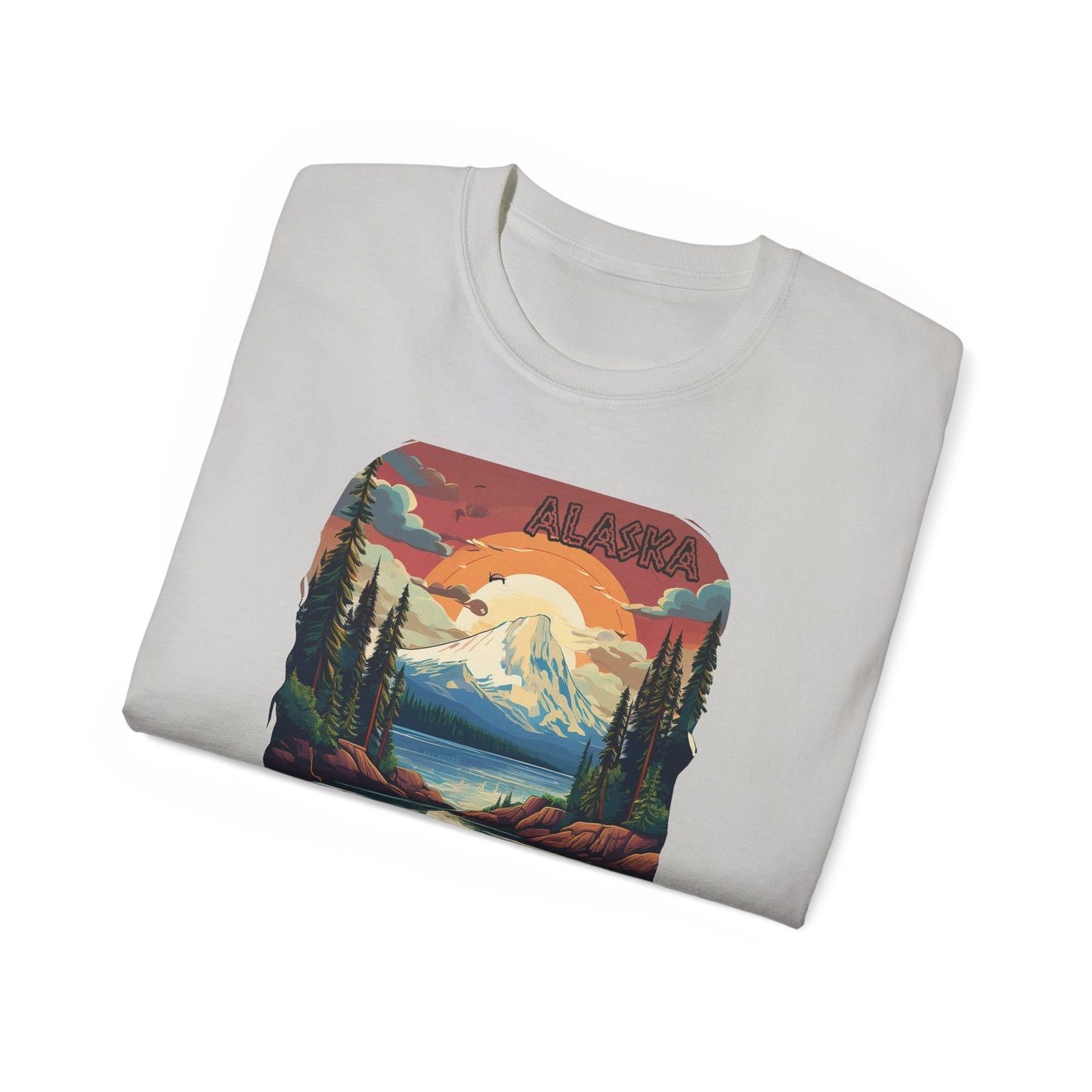 Alaska Graphic Unisex Cotton T‑Shirt 3