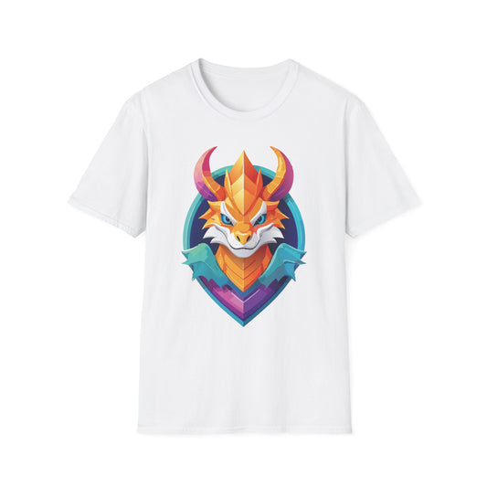 Dragon T Shirt Unisex Gildan Softstyle 64000 Comfortable Cotton Tee With Animal Design
