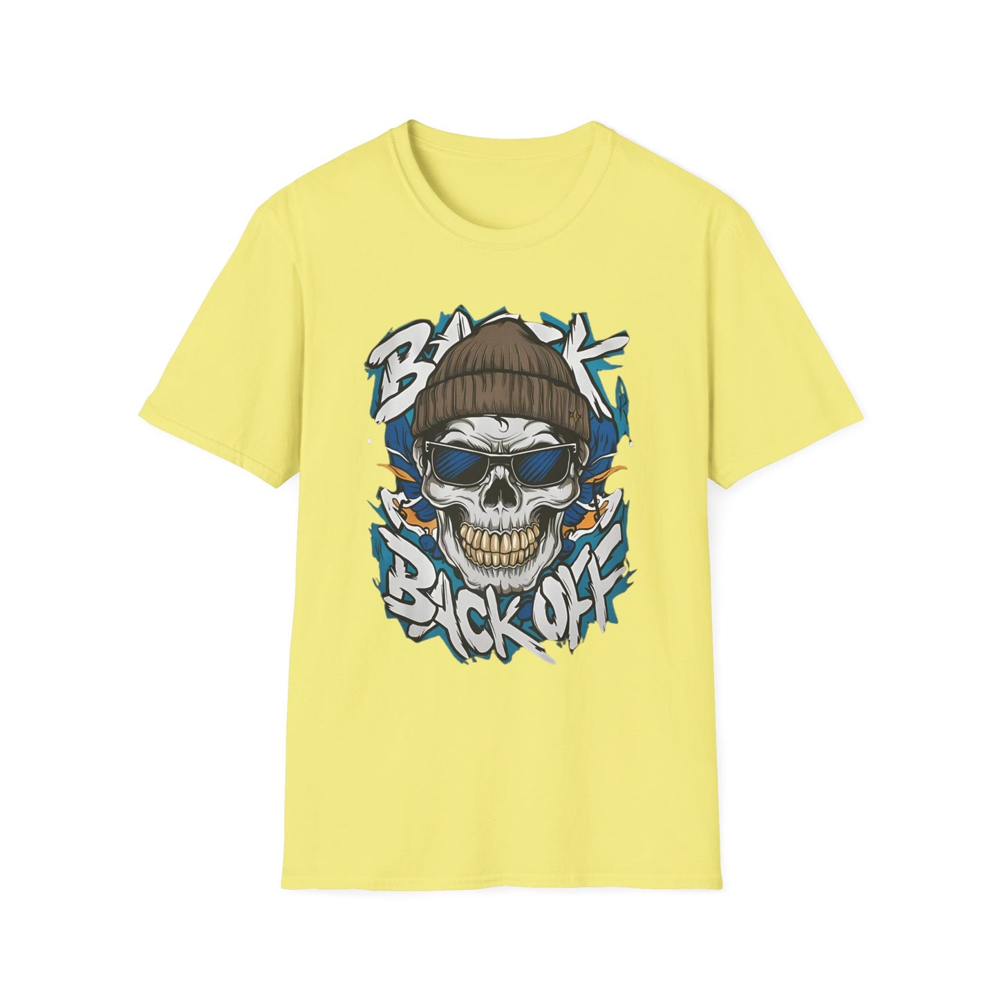 Gildan Softstyle Skull Tee Shirt Unisex Skeleton Design 100 Percent Cotton Graphic Tee