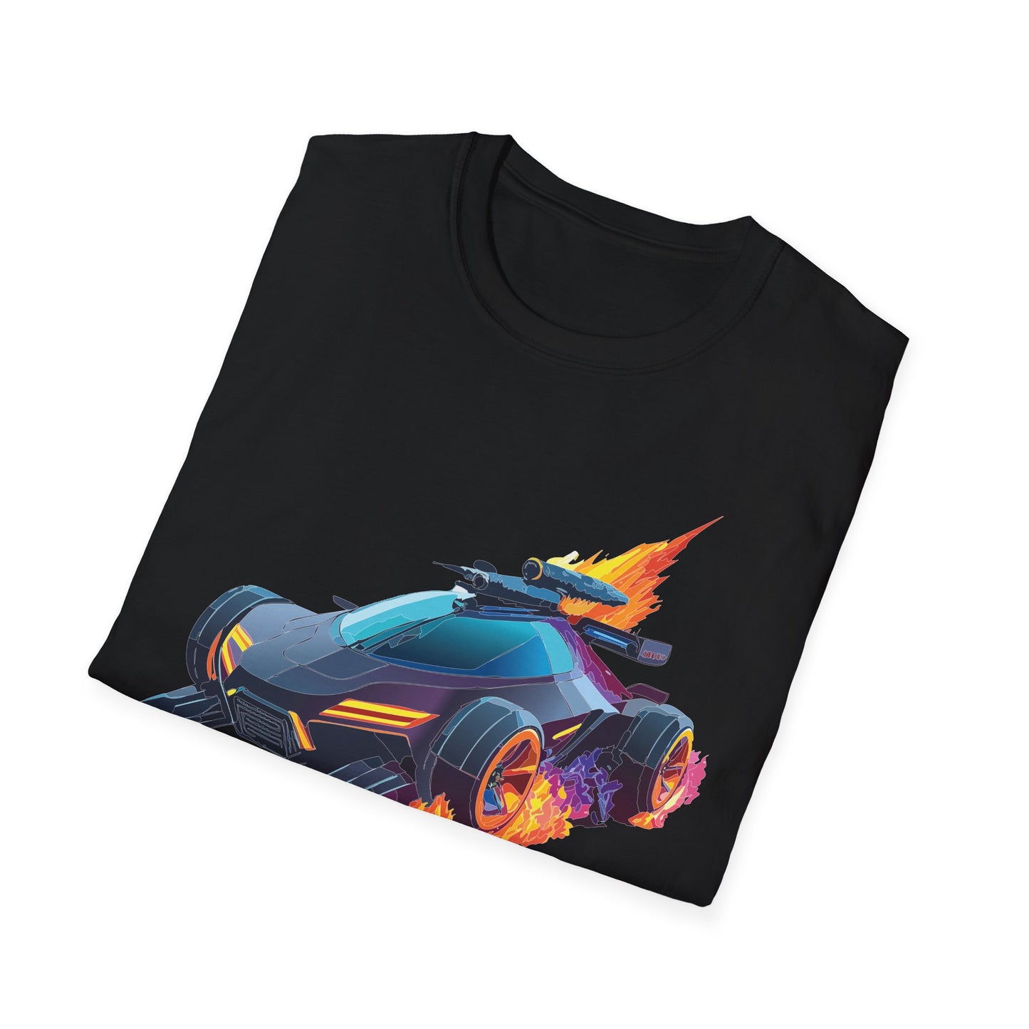 Unisex Car T Shirt Hot Wheels Cars Shirt 100 Percent Ring Spun Cotton Gildan Softstyle Tee