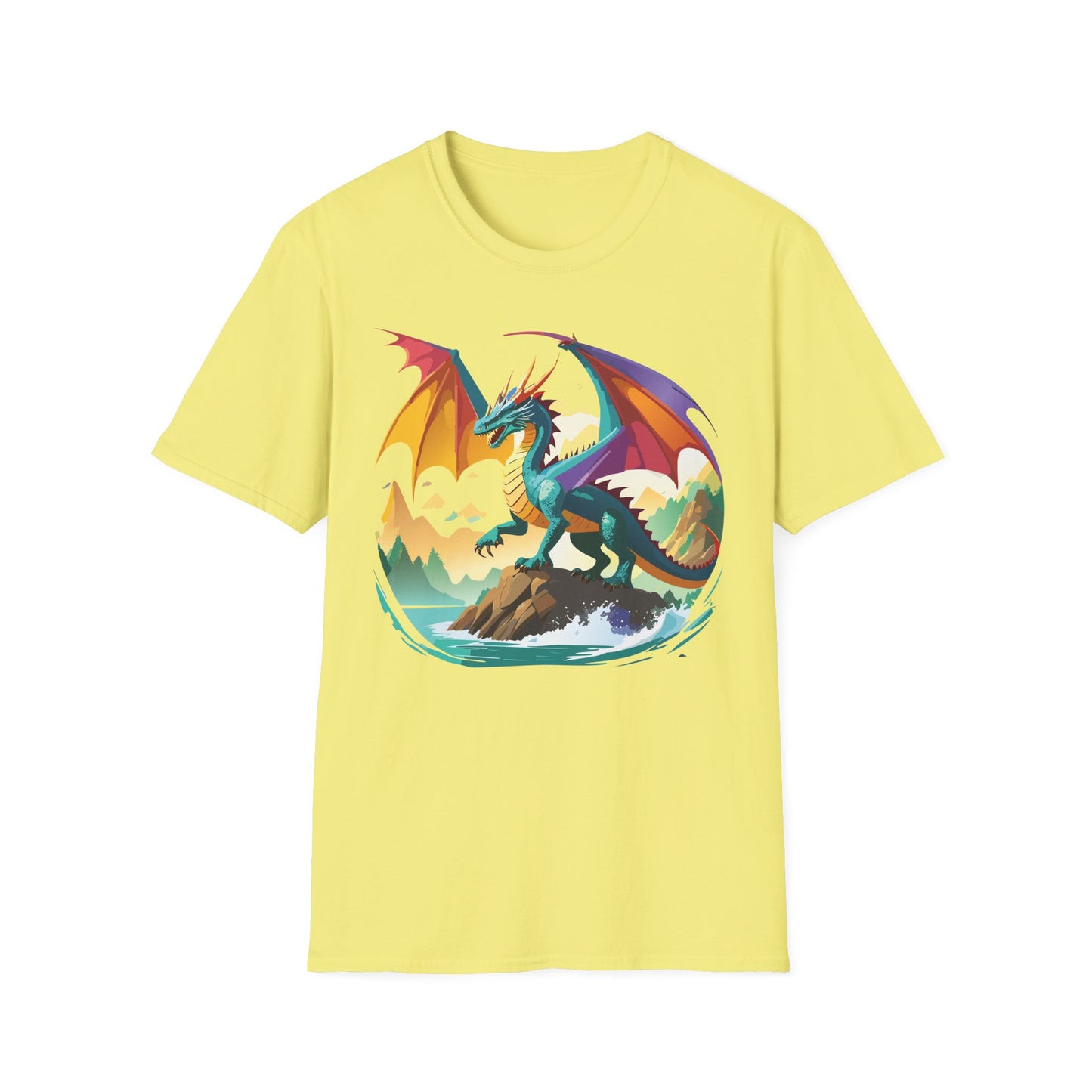Dragon T Shirt, Dragon Shirt, Shirt with Animals, Animal Shirt