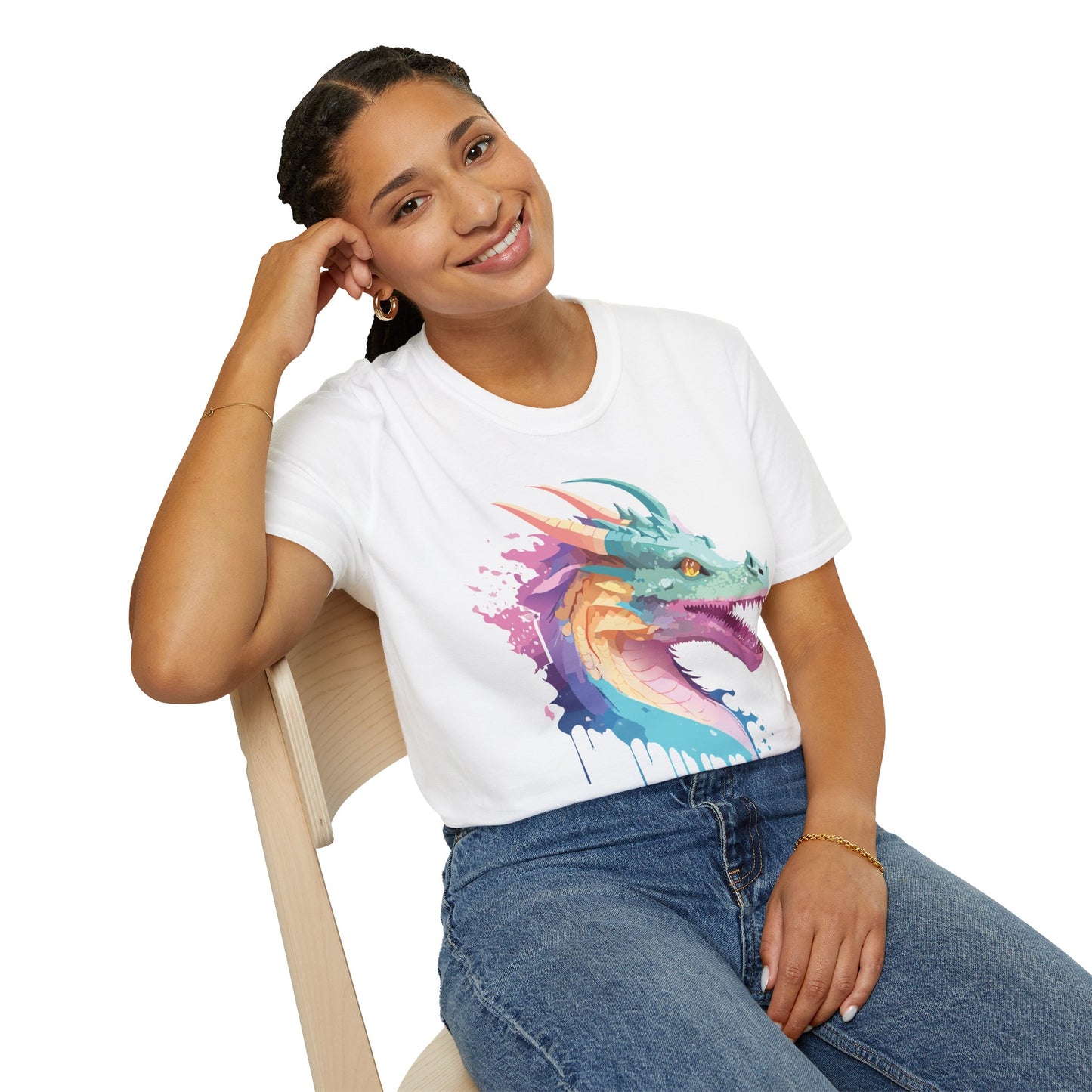 Dragon T Shirt, Dragon Shirt, Shirt with Animals, Animal Shirt