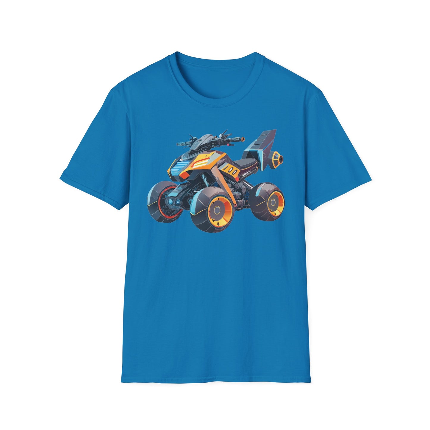 Unisex Bike T Shirt Moto Shirt With Motorcycle Design MTB Tee For Riders One Hundred Percent Cotton