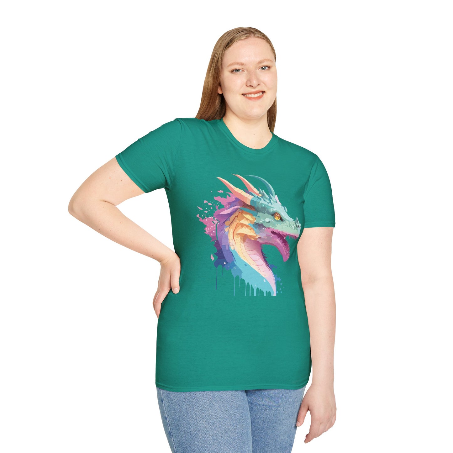 Dragon T Shirt, Dragon Shirt, Shirt with Animals, Animal Shirt