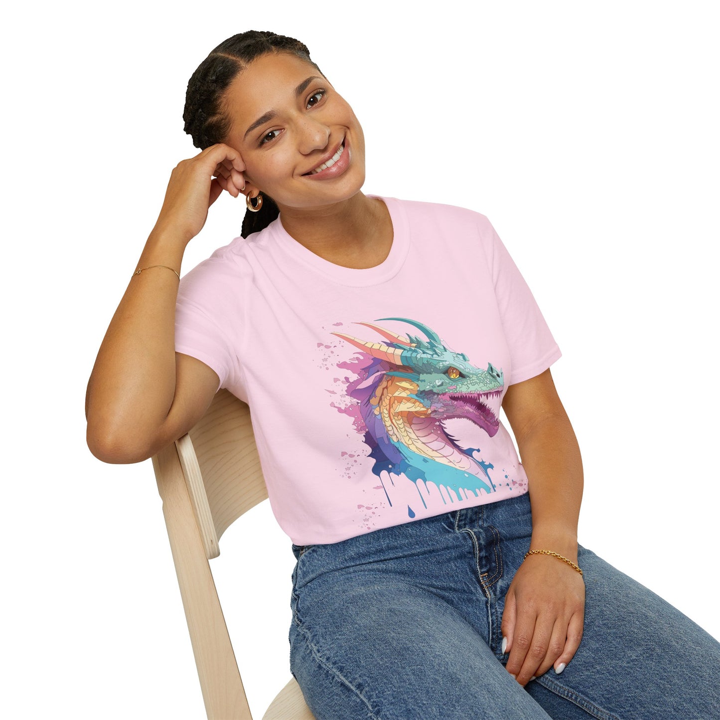 Dragon T Shirt, Dragon Shirt, Shirt with Animals, Animal Shirt
