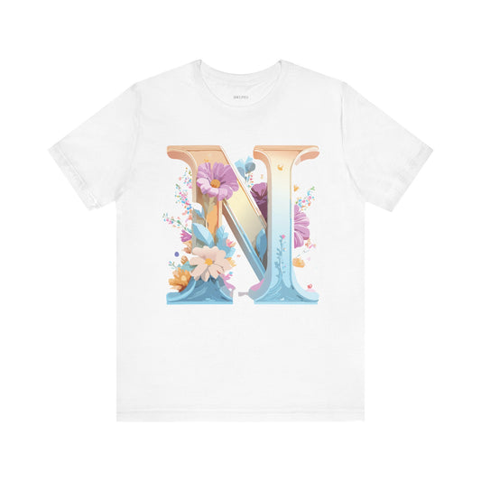 Letter Shirt, Letter N Shirt
