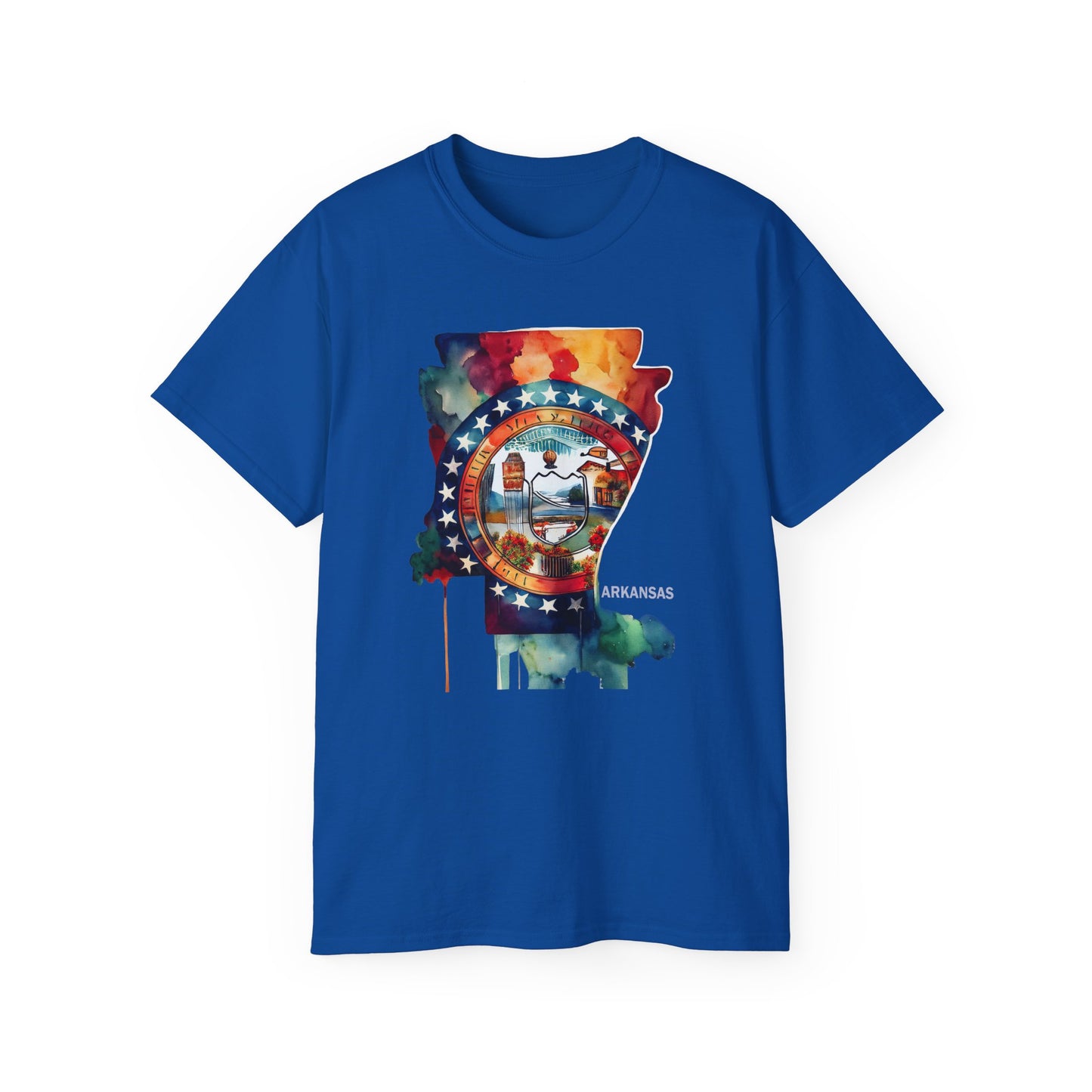 Arkansas Graphic Unisex Cotton T‑Shirt 1