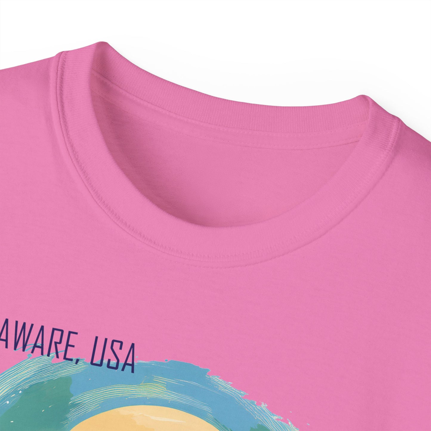 Delaware Graphic Unisex Cotton T‑Shirt 1