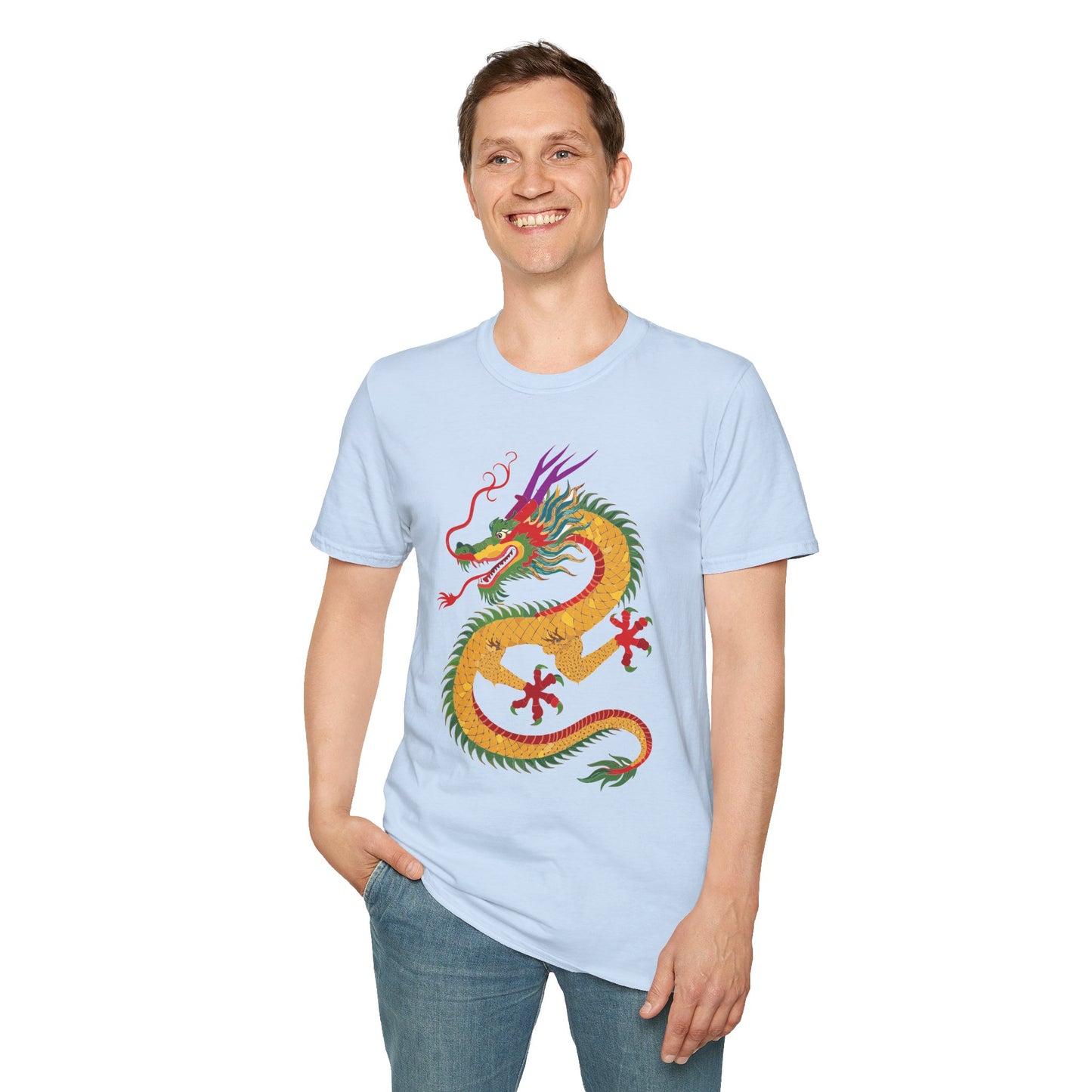 Dragon T Shirt, Dragon Shirt, Shirt with Animals, Animal Shirt