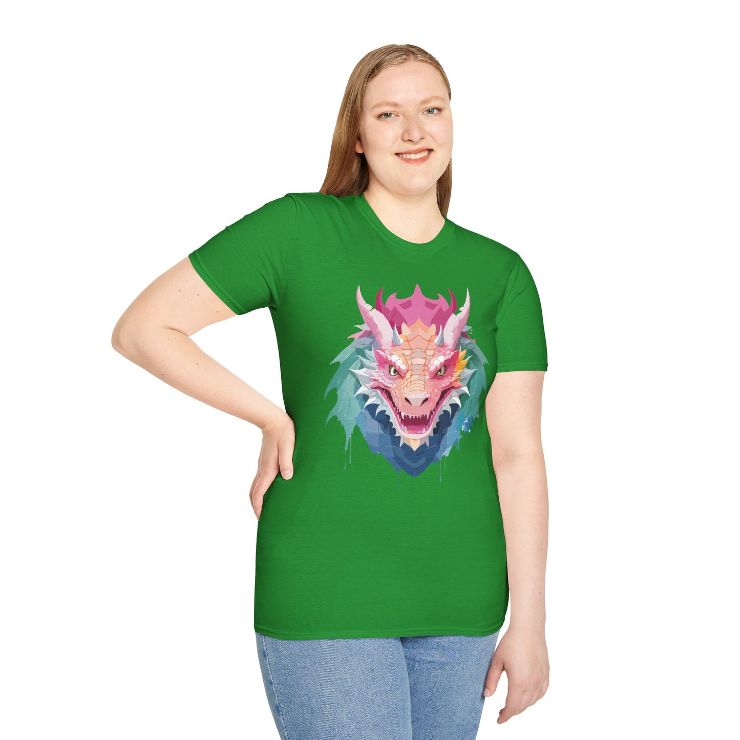 Dragon T Shirt, Dragon Shirt, Shirt with Animals, Animal Shirt
