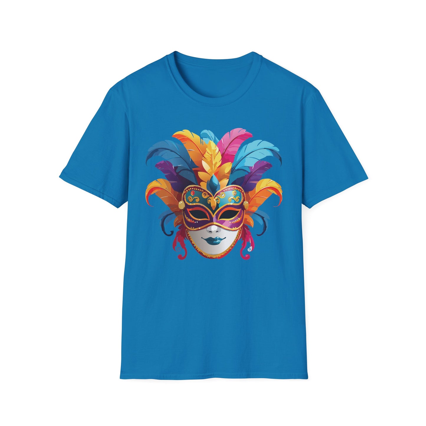 Mask Tee Shirt, Mask Shirt, Shirt with Mask, Masquerade Tees