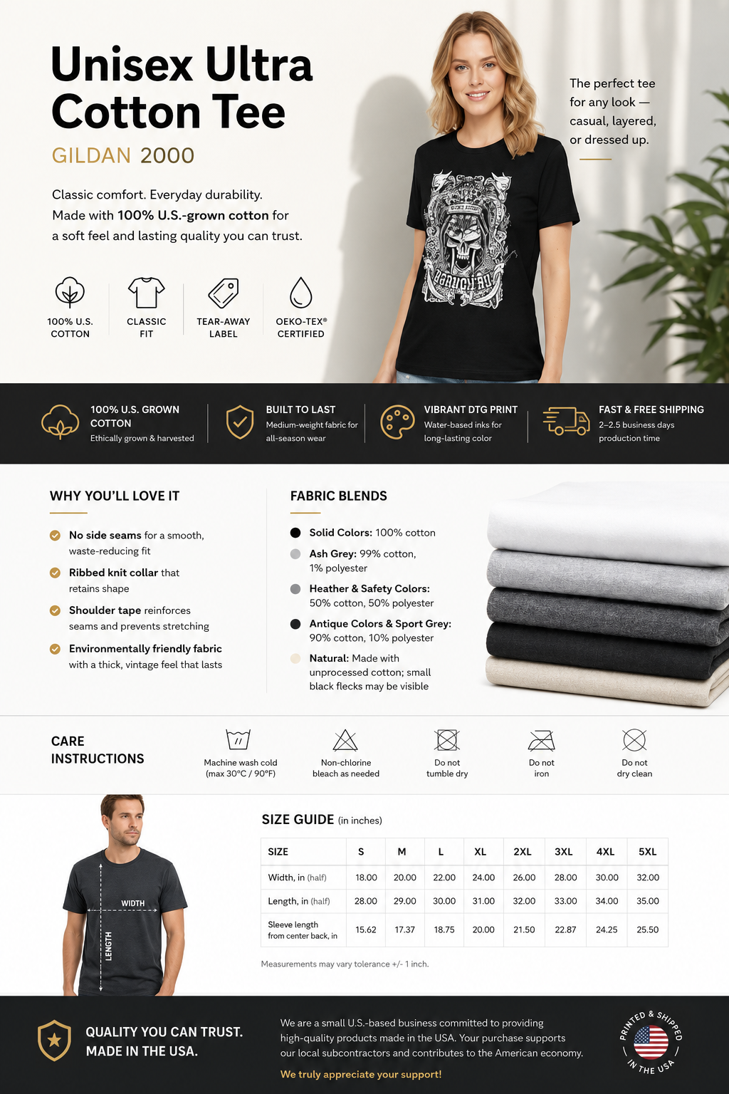 Colorado Graphic Unisex Cotton T‑Shirt 2