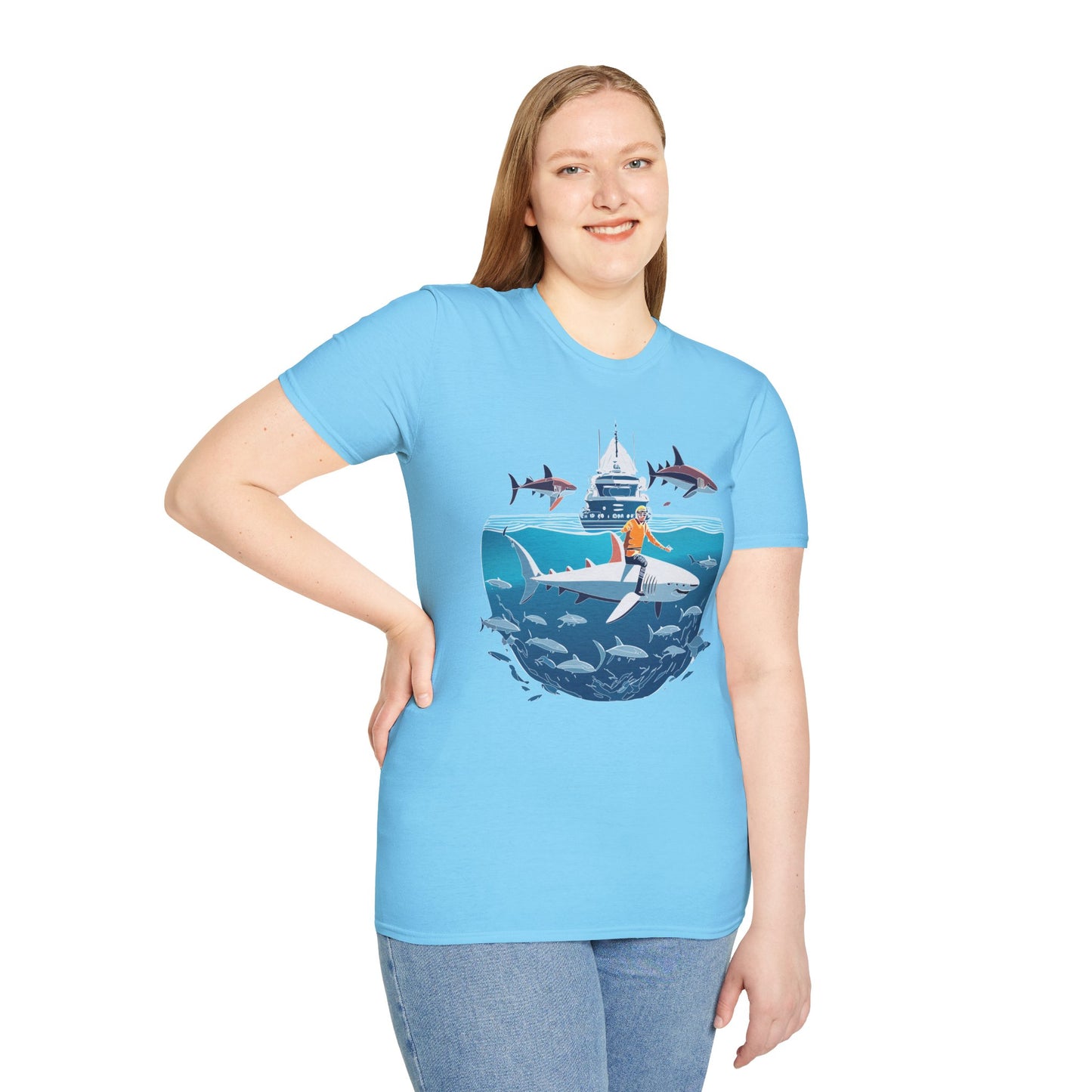 Ocean Tee Shirt, Ocean Shirt, Shirt with Ocean, U boat Tees, Shirt with U-Boat