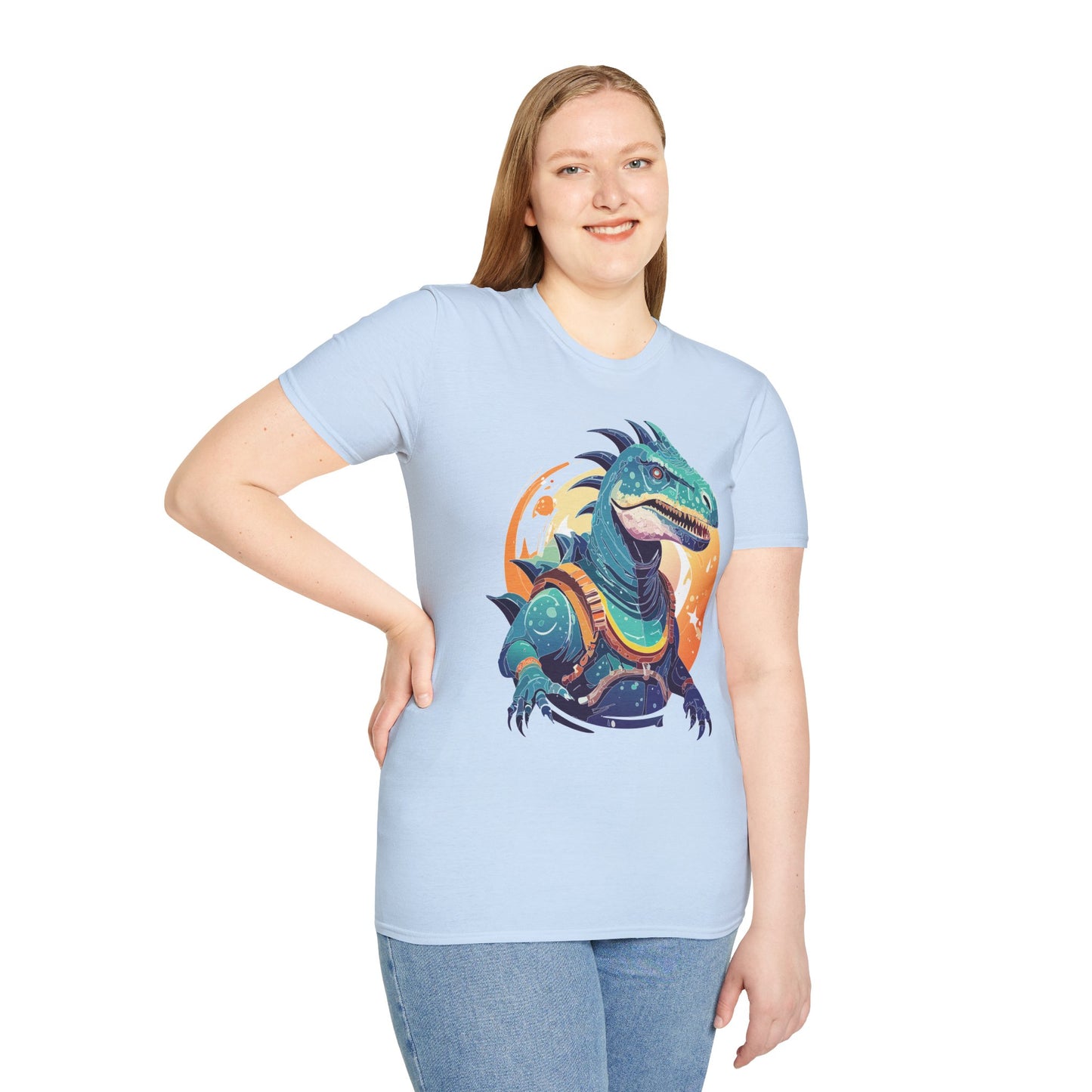 Alien T Shirt Cosmos Design Unisex Softstyle 64000 Graphic Artwork Tee With Aliens