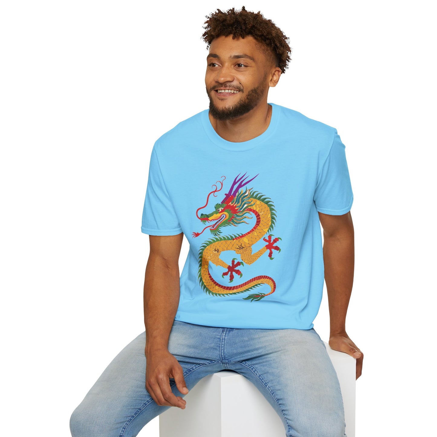 Dragon T Shirt, Dragon Shirt, Shirt with Animals, Animal Shirt