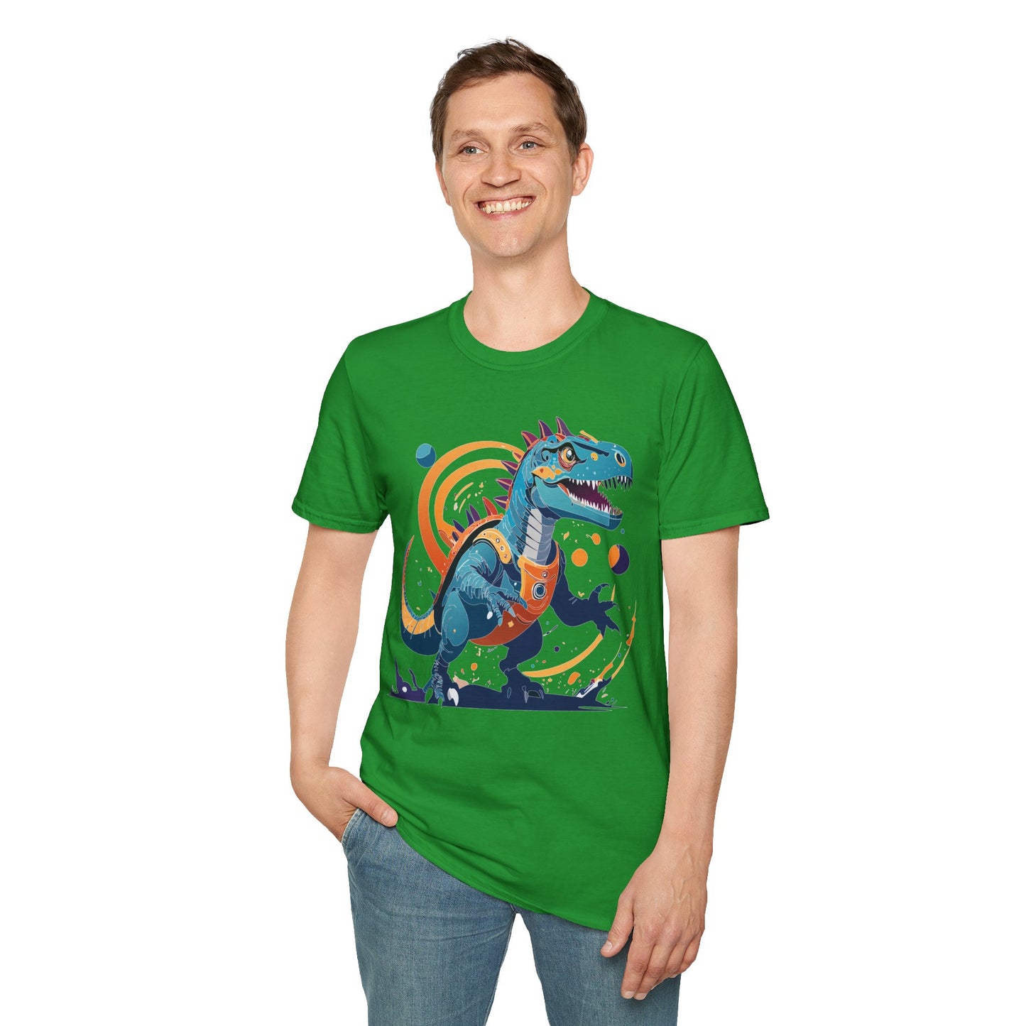 Unisex Alien T Shirt Cosmos Tee With Alien Design Gildan Softstyle 64000 Ring Spun Cotton