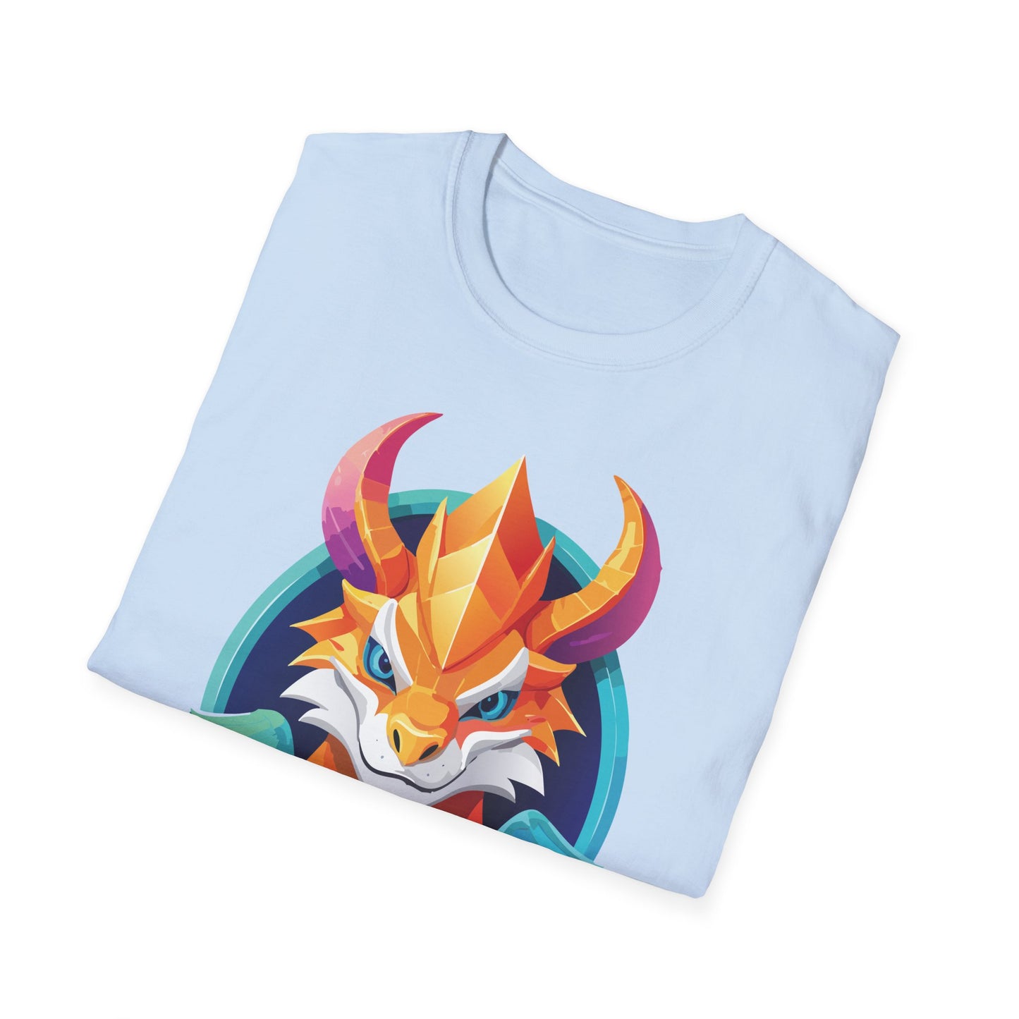 Dragon T Shirt Unisex Gildan Softstyle 64000 Comfortable Cotton Tee With Animal Design