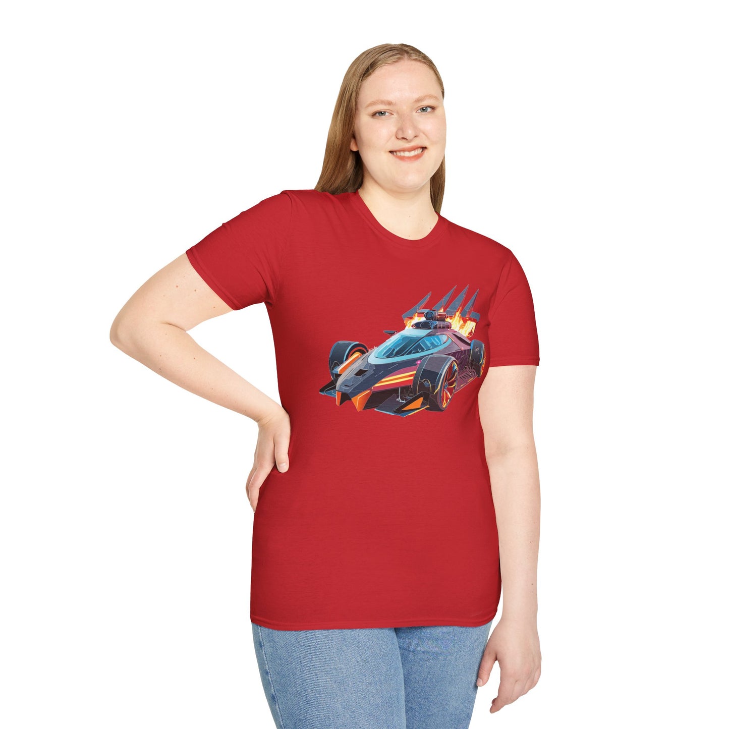 Car T Shirt Unisex Softstyle Cotton Tee With Cars Graphic Hot Wheels Design For Men Women