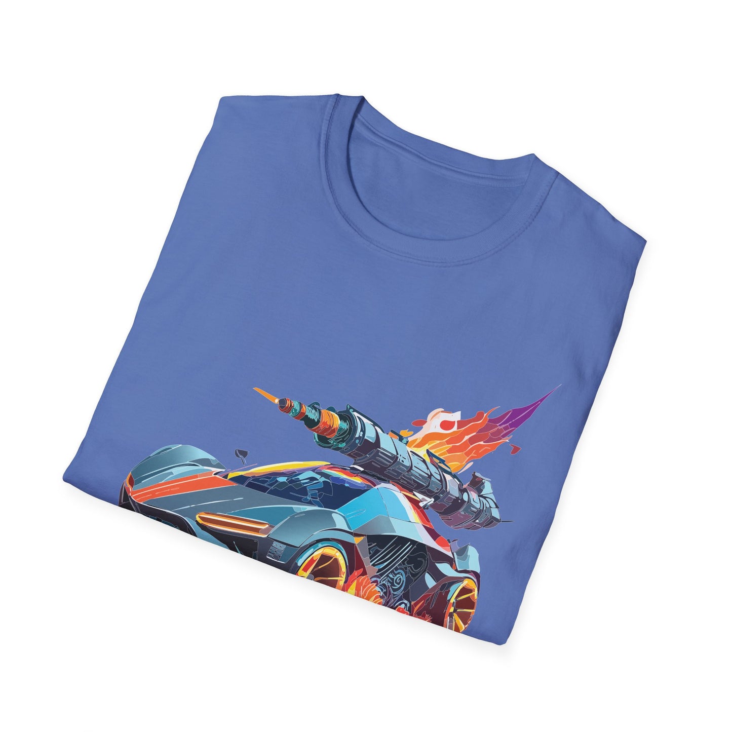 Car T Shirt for Car Lovers Unisex Softstyle Tee 64000 Hot Wheels Design Shirt with Cars