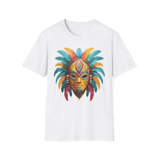 Mask Tee Shirt, Mask Shirt, Shirt with Mask, Masquerade Tees