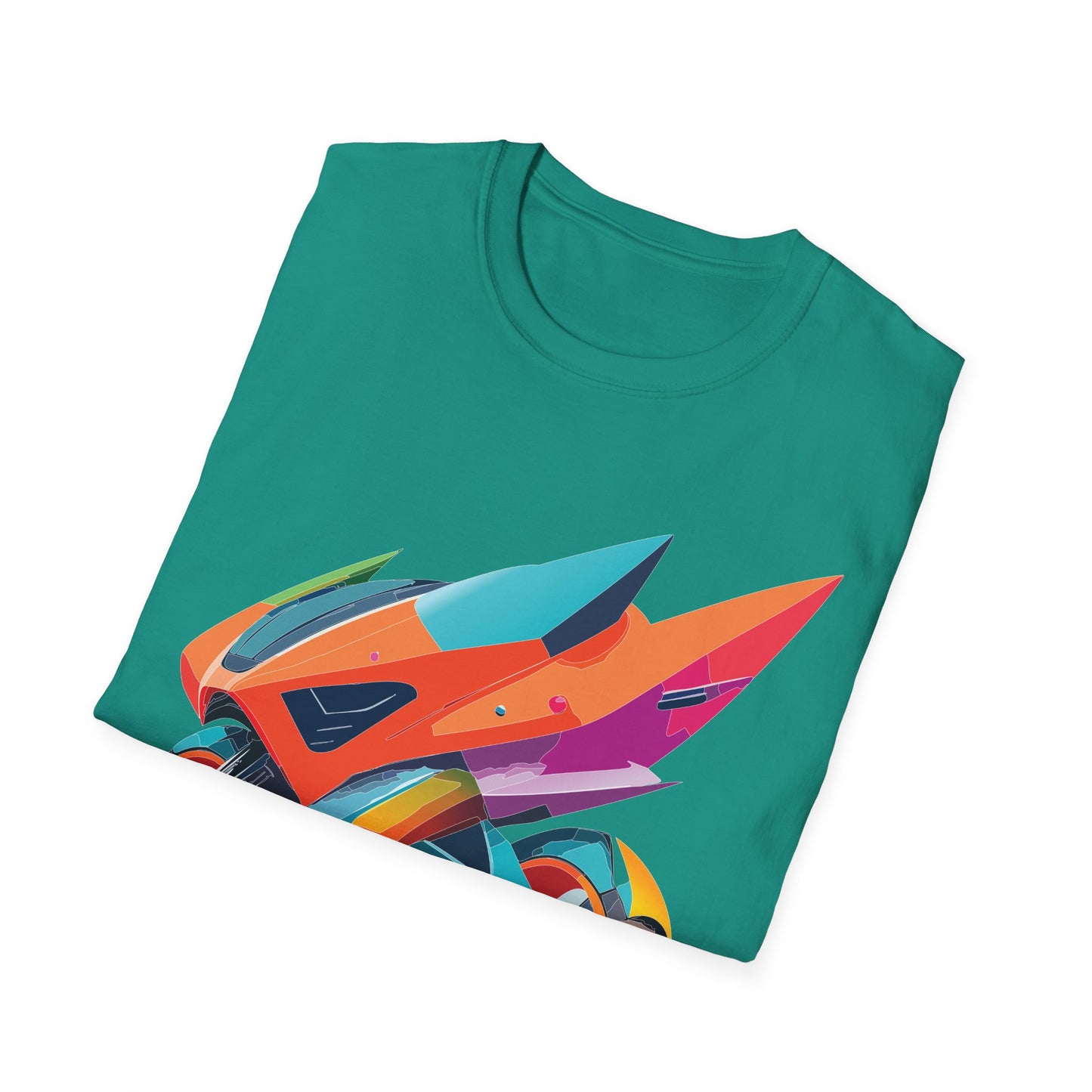 Unisex Bike T Shirt Moto Shirt Motorcycle MTB T Shirt 100 Percent Cotton Softstyle