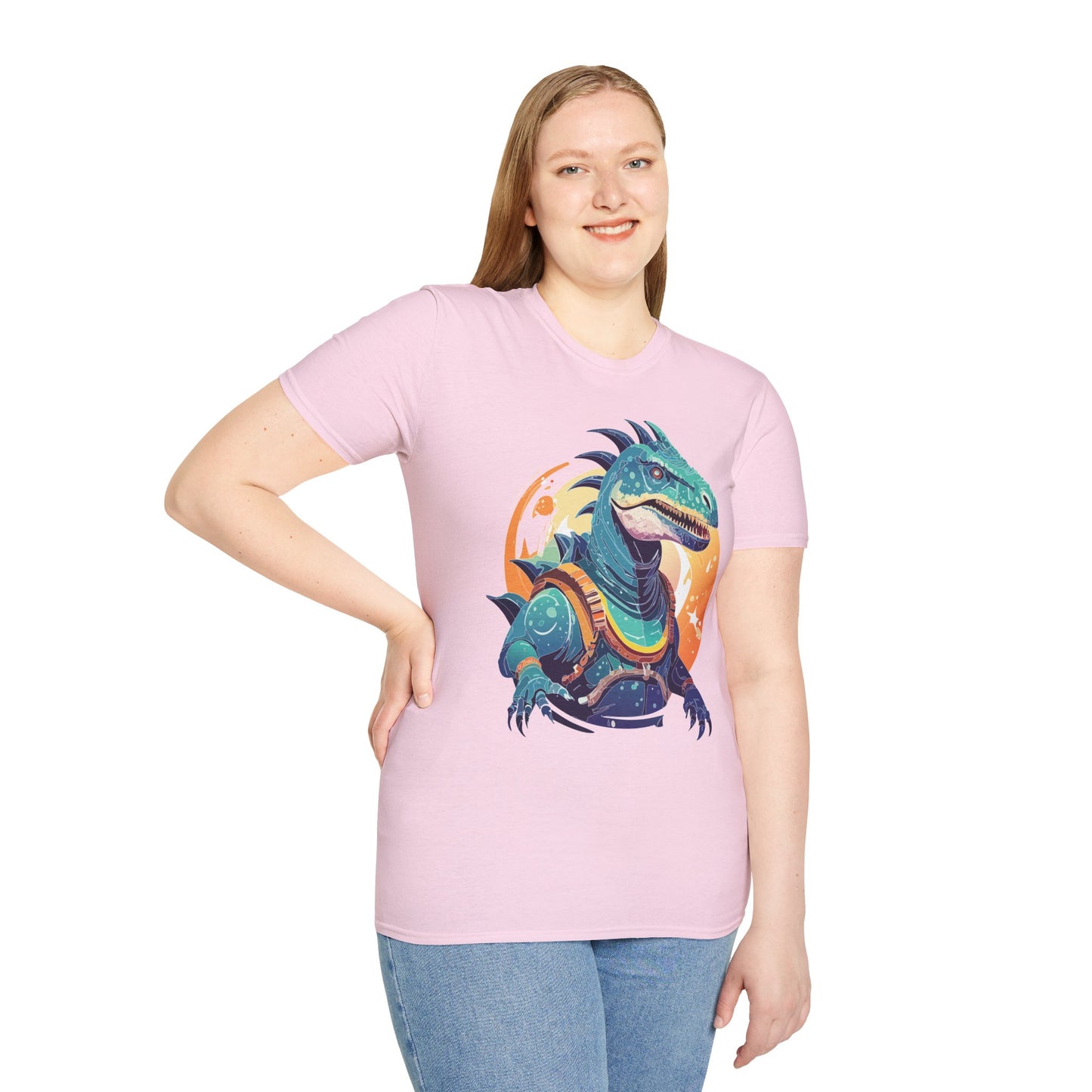 Alien T Shirt Cosmos Design Unisex Softstyle 64000 Graphic Artwork Tee With Aliens