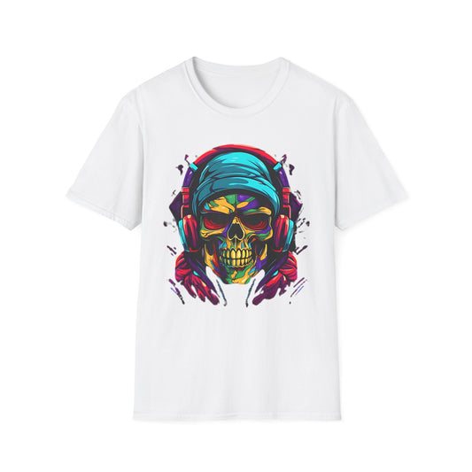Skull Tee Shirt, Skeleton Shirt, Shirt with Skull, Shirt with Skeleton