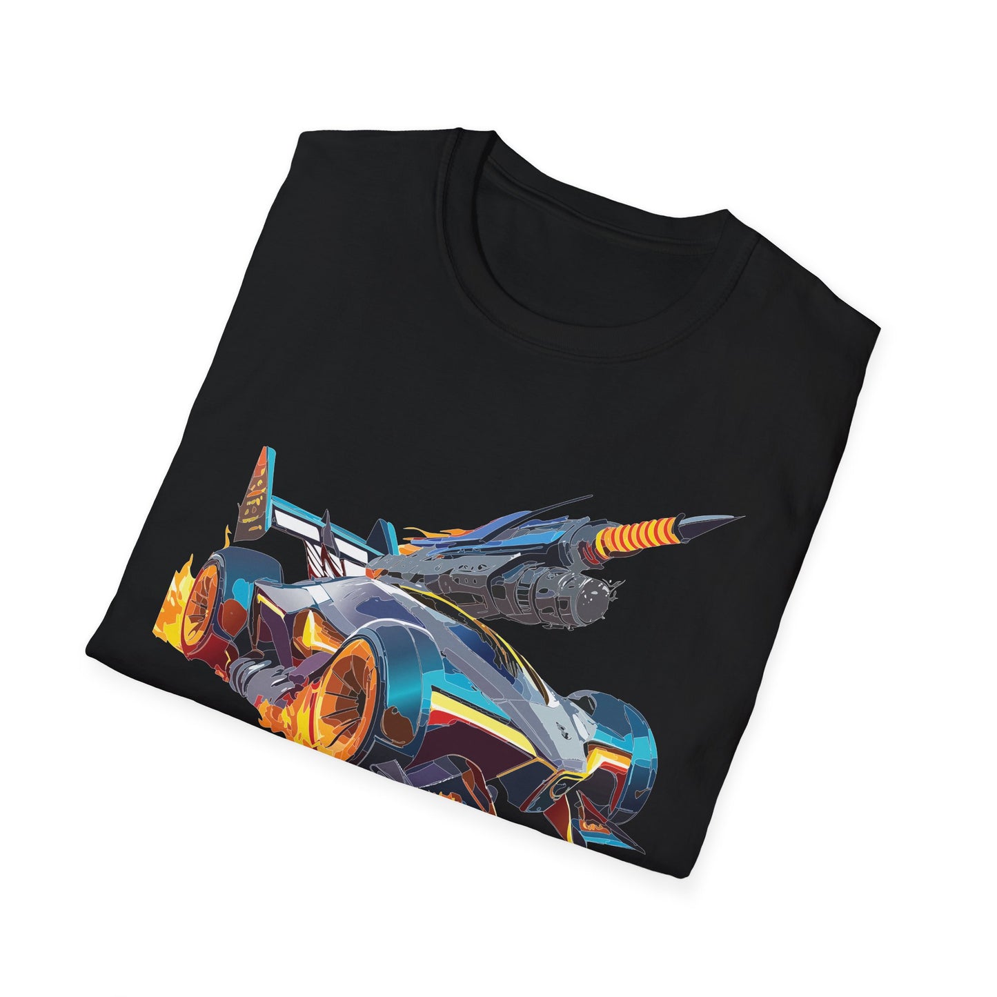Unisex Car T Shirt Softstyle Cotton Tee With Car Design Hot Wheels Graphic Tee For Men And Women