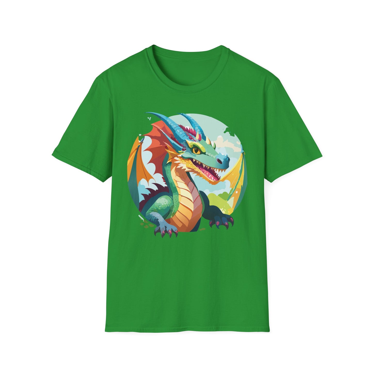 Dragon T Shirt, Dragon Shirt, Shirt with Animals, Animal Shirt