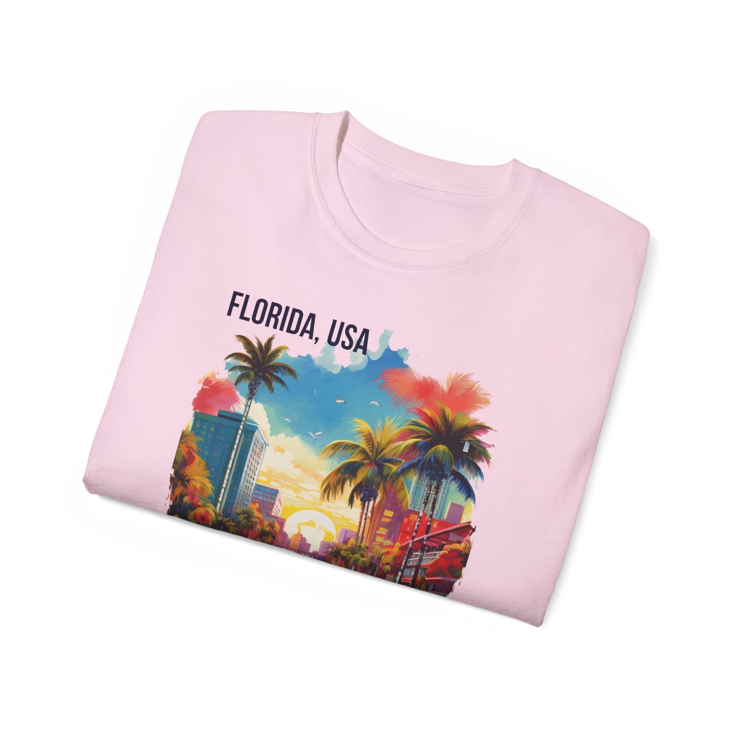 Florida Graphic Unisex Cotton T‑Shirt 1