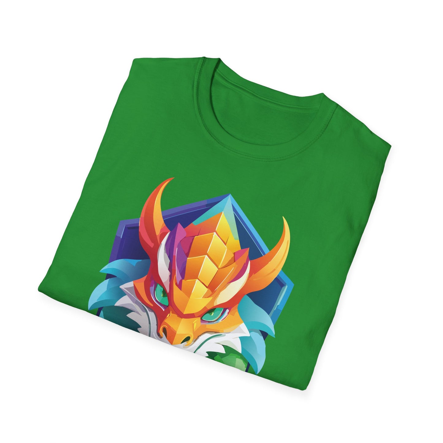 Unisex Dragon T Shirt Softstyle 64000 100 Percent Ring Spun Cotton Comfortable Tee