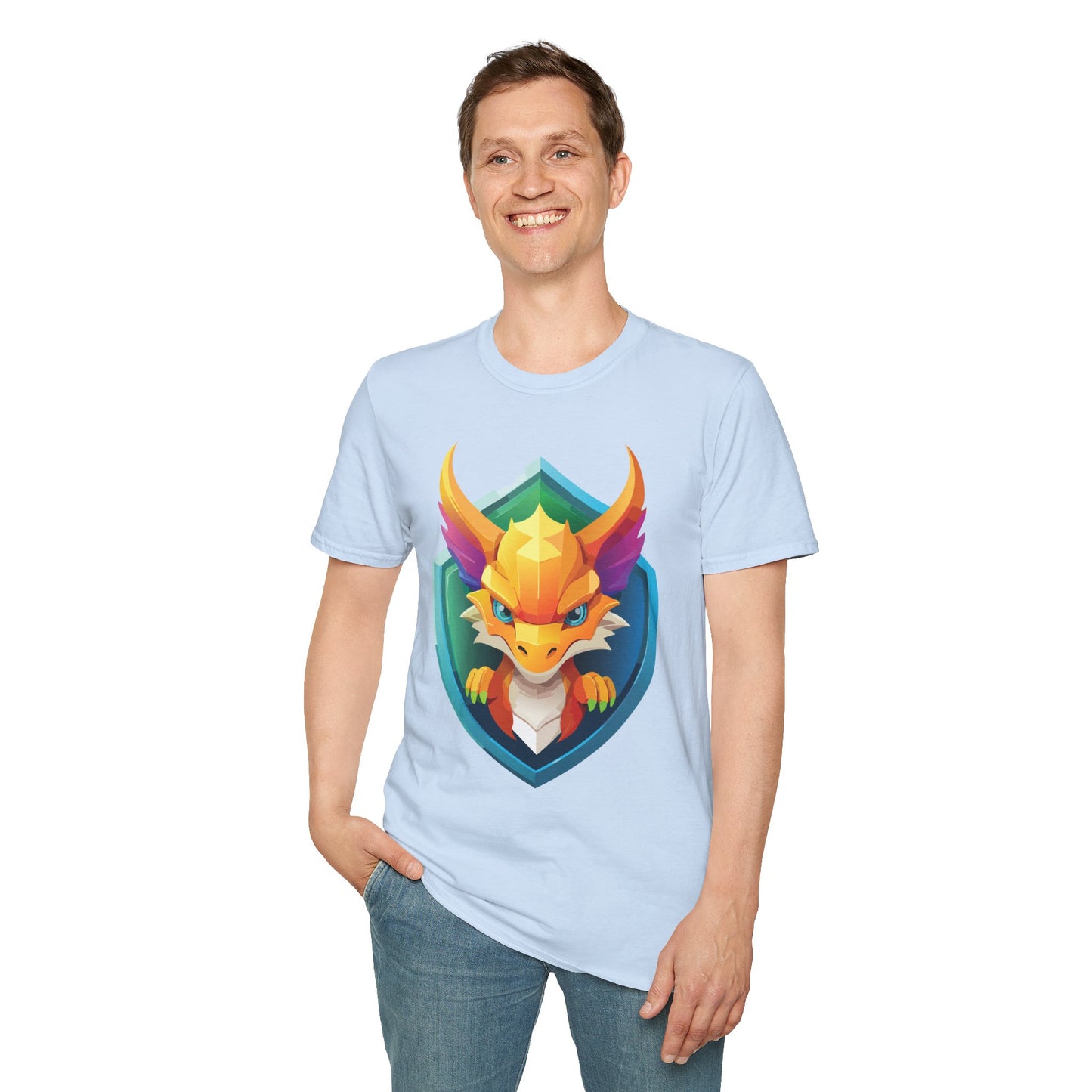 Dragon T Shirt, Dragon Shirt, Shirt with Animals, Animal Shirt