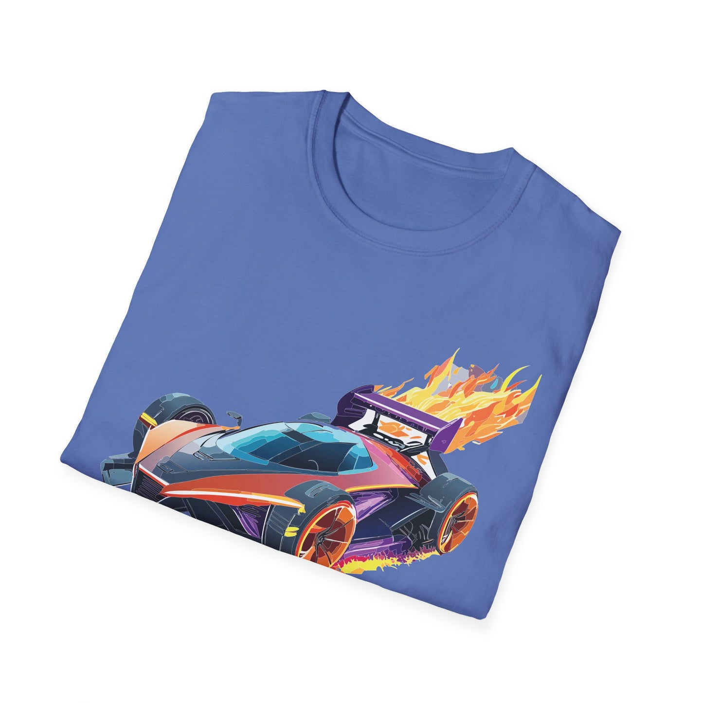 Unisex Car T Shirt Hot Wheels Graphic Tee Car Shirt Gildan Softstyle 64000 Cotton Tee