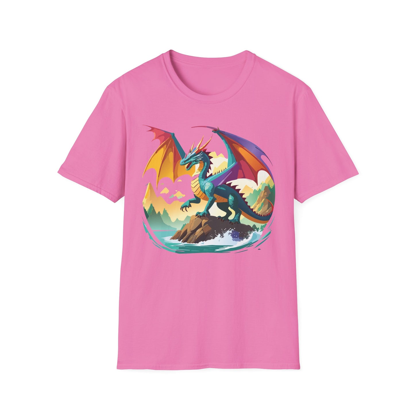 Dragon T Shirt, Dragon Shirt, Shirt with Animals, Animal Shirt