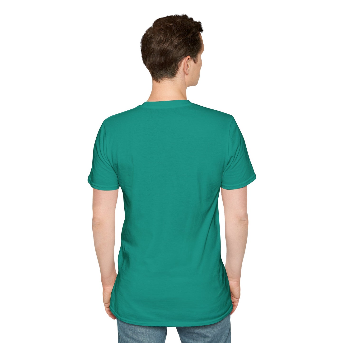 Alien Cosmos Unisex Cotton T Shirt With Alien Artwork Softstyle Ring Spun Cotton 64000