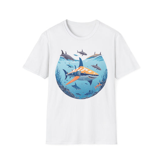Ocean Tee Shirt, Ocean Shirt, Shirt with Ocean, U boat Tees, Shirt with U-Boat