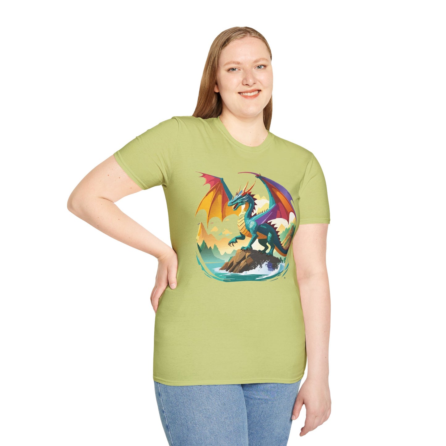 Dragon T Shirt, Dragon Shirt, Shirt with Animals, Animal Shirt