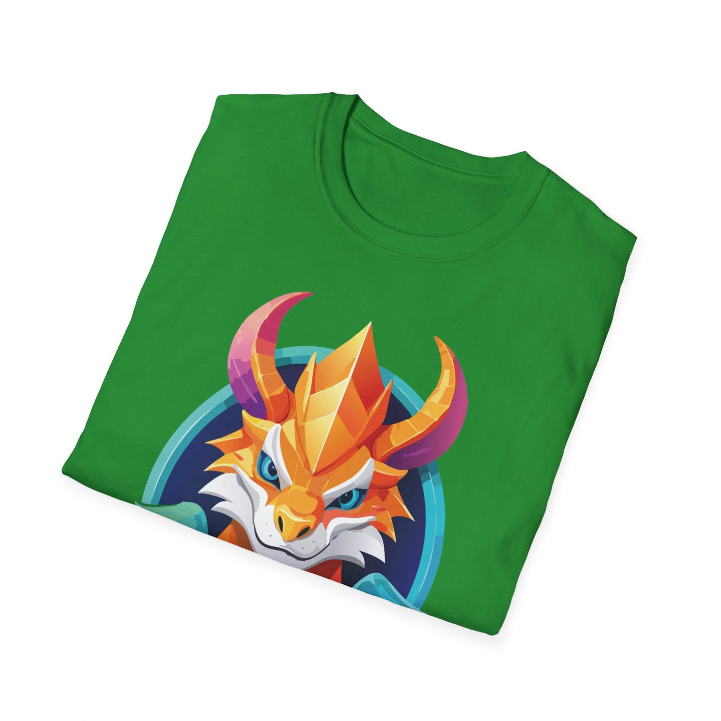 Dragon T Shirt Unisex Gildan Softstyle 64000 Comfortable Cotton Tee With Animal Design