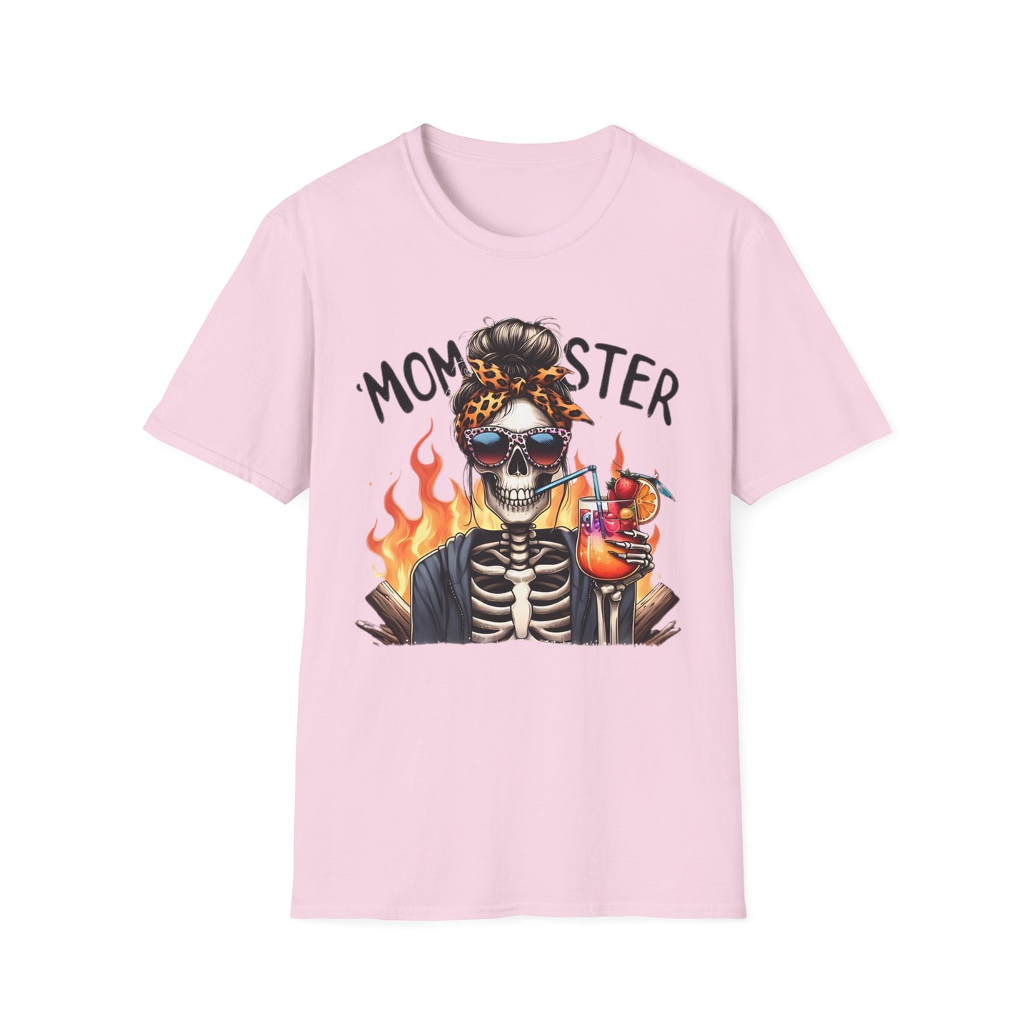 Skull Tee Shirt Unisex Skeleton Shirt Softstyle Gildan 100 Percent Cotton Graphic Tee