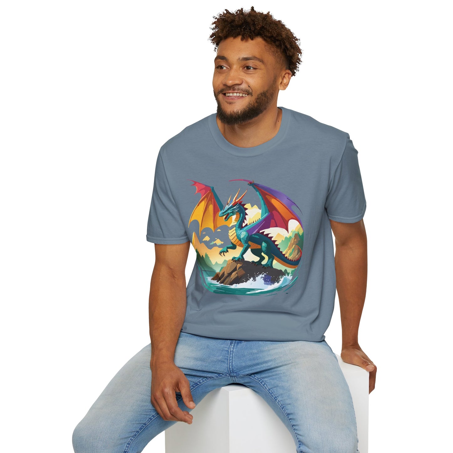 Dragon T Shirt, Dragon Shirt, Shirt with Animals, Animal Shirt