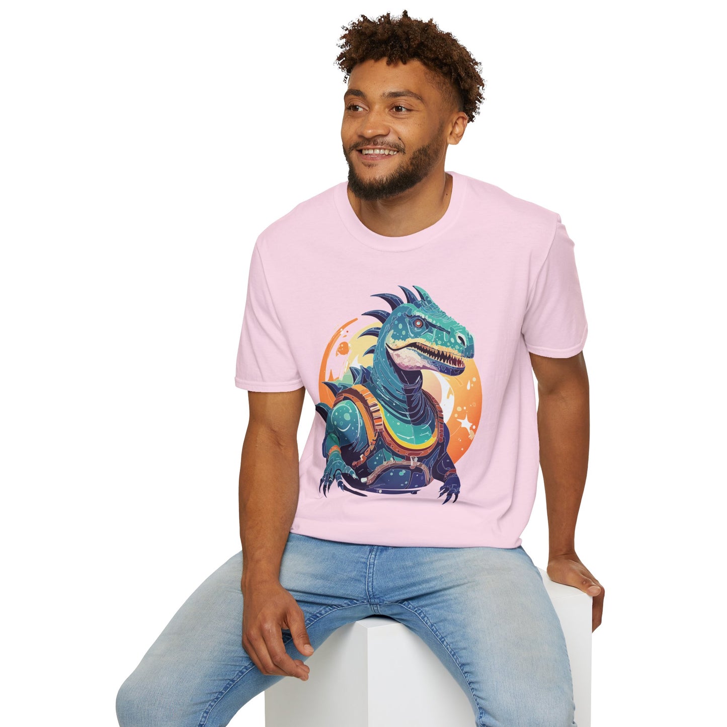 Alien T Shirt Cosmos Design Unisex Softstyle 64000 Graphic Artwork Tee With Aliens