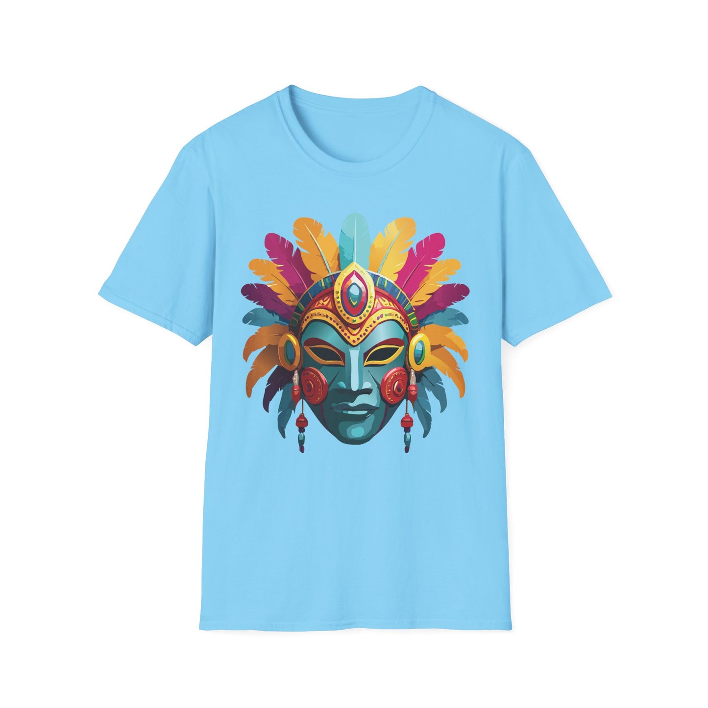 Mask Tee Shirt, Mask Shirt, Shirt with Mask, Masquerade Tees