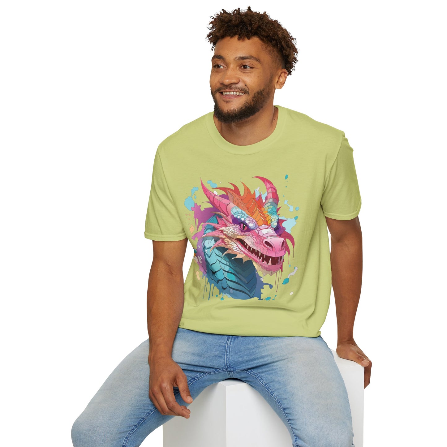 Dragon T Shirt, Dragon Shirt, Shirt with Animals, Animal Shirt